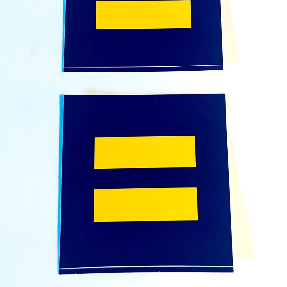Human Rights Campaign Vinyl Decal Sticker Equal Rights Gay/Lesbian/Transgender
